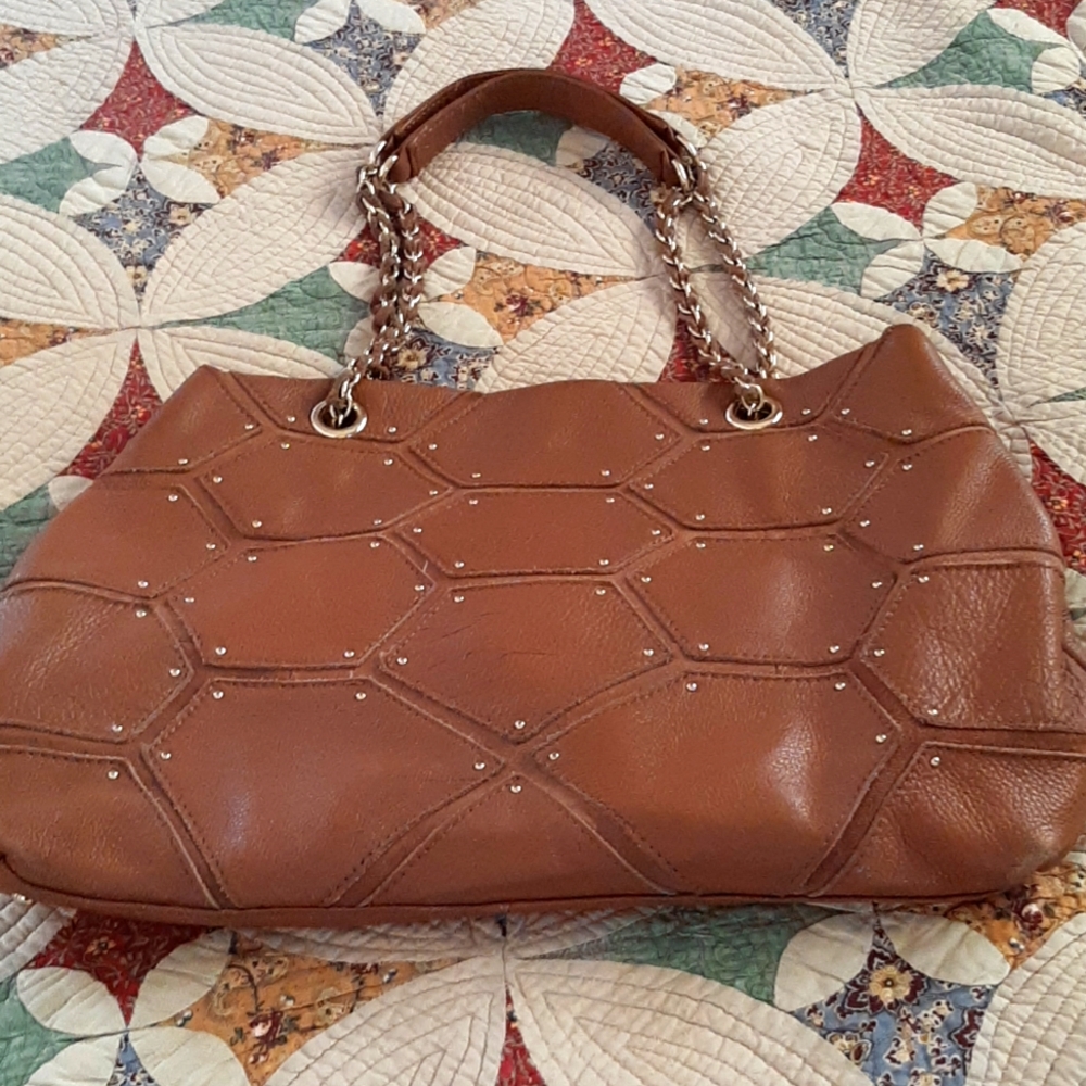 Leather satchel